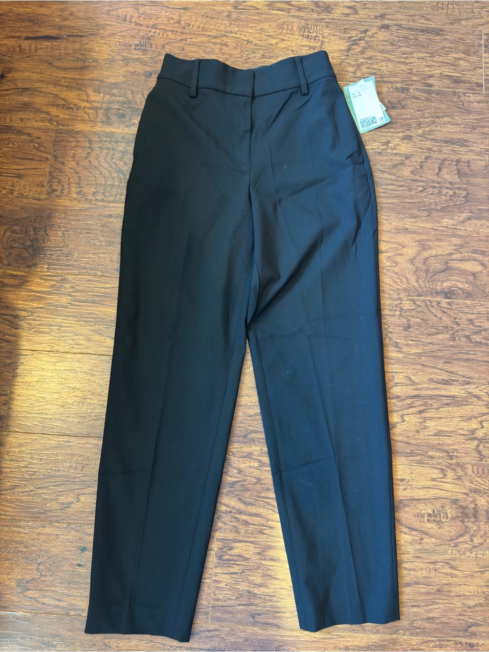 H&M Black High-Waist Tailored Pants